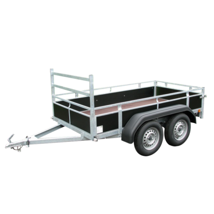 Remorque bois double essieux PTAC 500kg/750kg