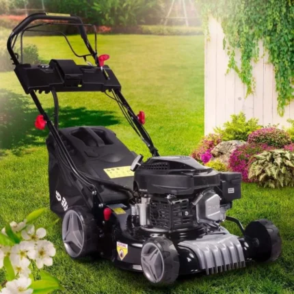 Tondeuse Thermique Tractée 41 cm – Démarrage Électrique E-START